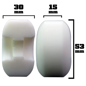 Roda Moska Light Speed 53mm 3