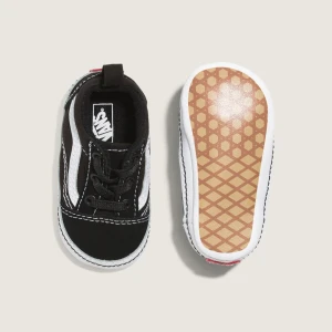 Tênis Vans Infantil Old Skool Crib Black White 4
