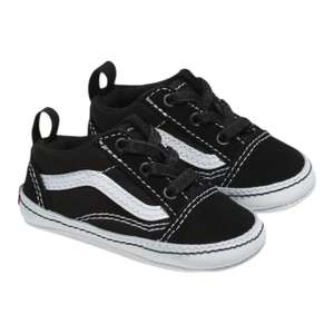 Tênis Vans Infantil Old Skool Crib Black White 1