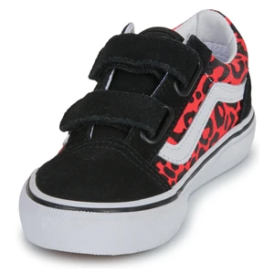 Tênis Vans Infantil Old Skool V Glitter Leopard Pink 4