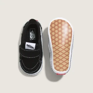 Tênis Vans Infantil Sk8 Hi Crib Black White 4