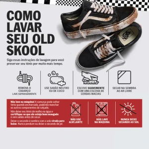 Tênis Vans Old Skool Black White 2