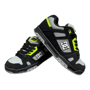 Tênis Dc Stag Black Grey Lime 4