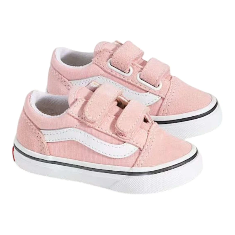 TÊNIS VANS INFANTIL OLD SKOOL V POWDER PINK WHITE