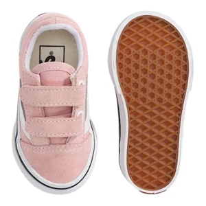 Tênis Vans Infantil Old Skool V Powder Pink White 4