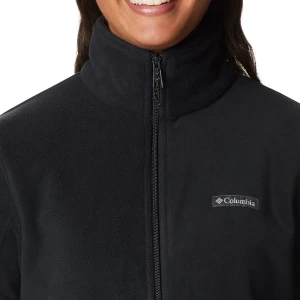 Fleece Columbia Feminino Basin Trail 3 Full Zip Black 3