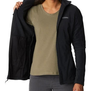 Fleece Columbia Feminino Basin Trail 3 Full Zip Black 4