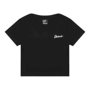 Camiseta Vans Feminina Classic Script Baby Black 1