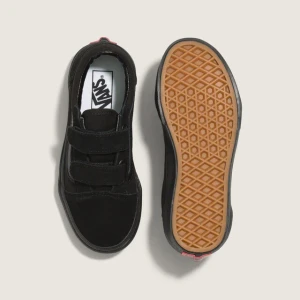 Tênis Vans Infantil Old Skool V Black Black 4