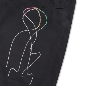 Calça Class Twill Wide Dotteed Pipa Black 12654 4