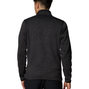 Sweater Columbia Weather Full Zip Black Heather 5