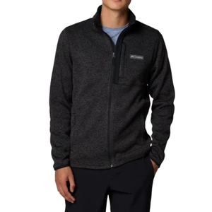 Sweater Columbia Weather Full Zip Black Heather 1
