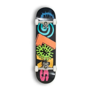 Skate Montado Colors Collagem Preto 1