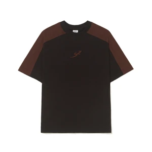Camiseta Barra Recortada B Garça Preta 1