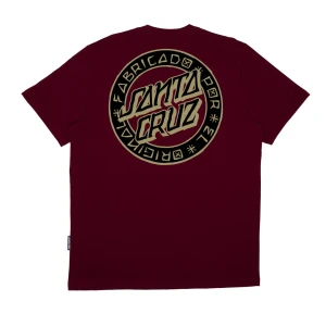 Camiseta Santa Cruz Loco Dot Vinho 1