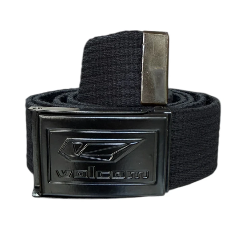 CINTO VOLCOM JACARÉ STONE PRETO