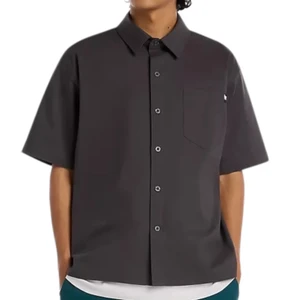 Camisa New Balance Num Bttn Abr Grey 1