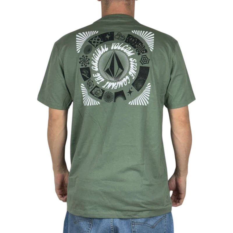 CAMISETA VOLCOM ROUND OUT VERDE CLARO