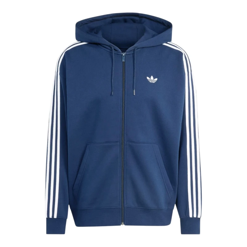 MOLETOM ADIDAS BAGGY FZ 3 STRIPES KD4097
