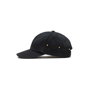 Boné Barra 6 Panel Logo Preto Estonado 2