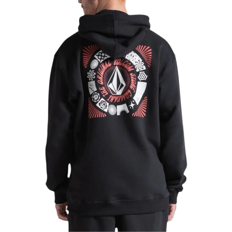 Moletom Volcom Circle Stoned Preto