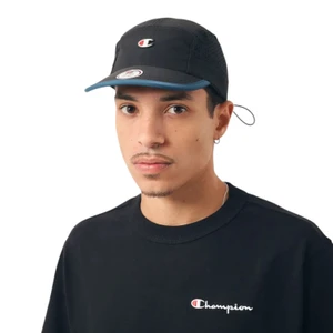 Boné Champion 5 Panel Mesh C Black 1
