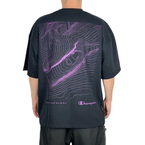 Camiseta Champion Oversized Long Lat Yosemite Black 1