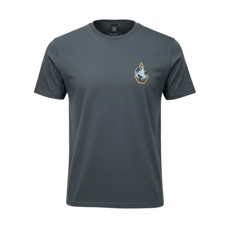 CAMISETA VOLCOM EARTH TRIPPER CINZA CHUMBO
