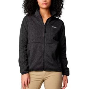 Jaqueta Columbia Feminina Sweater Full Zip 2 Black Htr 1