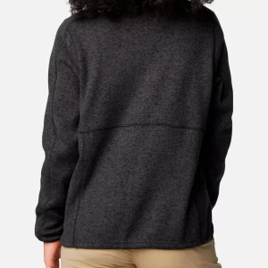Jaqueta Columbia Feminina Sweater Full Zip 2 Black Htr 2