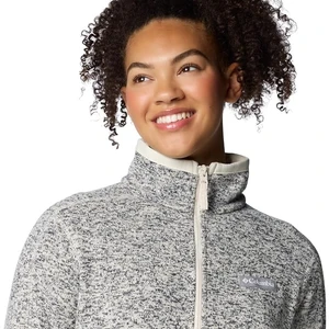 Jaqueta Columbia Feminina Sweater Full Zip 2 Chalk Htr 4