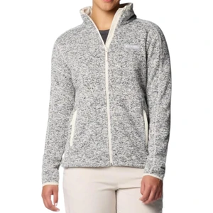 Jaqueta Columbia Feminina Sweater Full Zip 2 Chalk Htr 5