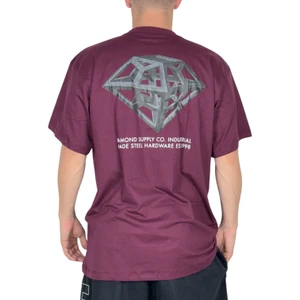 Camiseta Diamond Stone Cut Industrial Wine 1