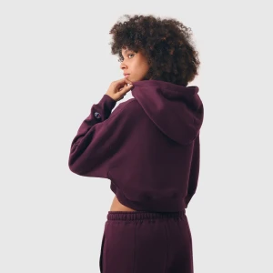 Moletom Champion Feminino Cropped Logo Purple 4