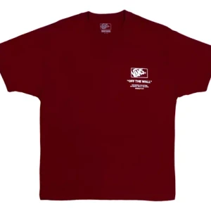 Camiseta Vans Stacked Hi Bordeaux 2