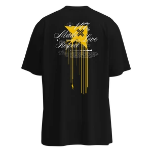 Camiseta Lrg Over Made With Love Preto 1