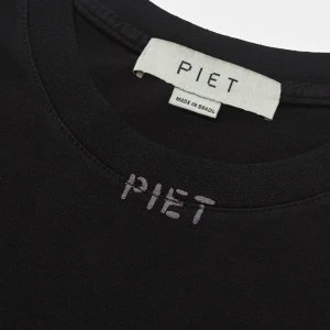 Camiseta Piet Stamped Logo Vintage Black 3