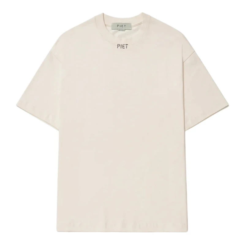 CAMISETA PIET STAMPED LOGO WHITE