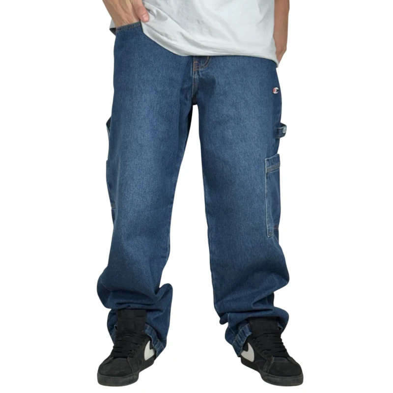 CALÇA CHAMPION JEANS OVERSIZED CARPENTER BLUE