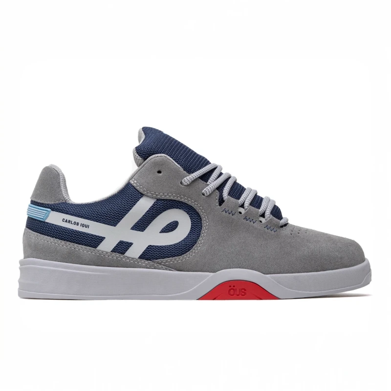 TÊNIS ÖUS IMIGRANTE IQUI CINZA CLARO CEREJA ESSENCIAL