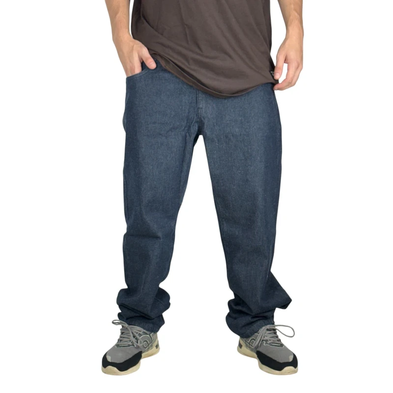 CALÇA DIAMOND JEANS BAGGY BLACK BLUE DENIM
