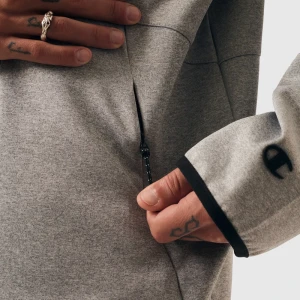 Moletom Champion Zip Scuba Reflective C Logo Gray 2