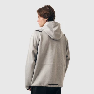 Moletom Champion Zip Scuba Reflective C Logo Gray 4