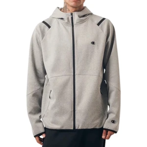 Moletom Champion Zip Scuba Reflective C Logo Gray 1