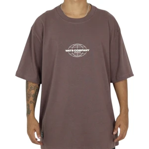 Camiseta Wats Oversized Marrom 27082 1