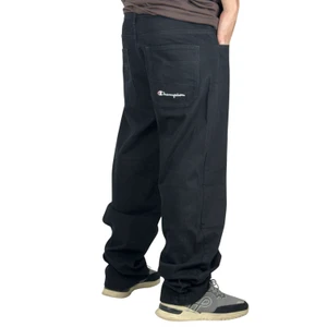 Calça Champion Sarja Oversized Script Black 2