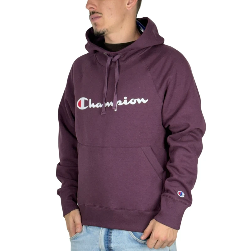 Moletom Champion Logo Script Ink Purple