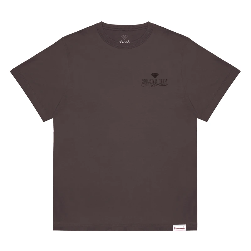 CAMISETA DIAMOND KEY STONED BROWN