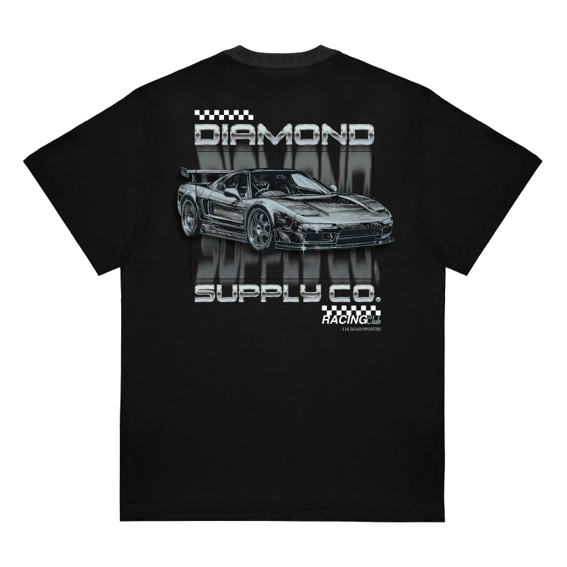CAMISETA DIAMOND RACING MACHINE BLACK
