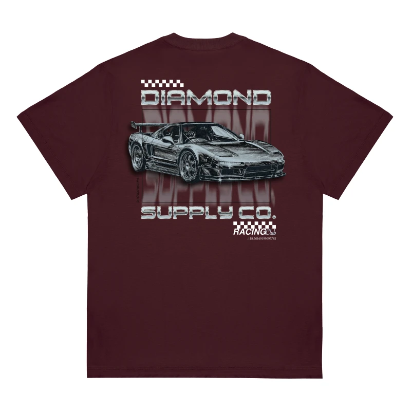 CAMISETA DIAMOND RACING MACHINE WINE